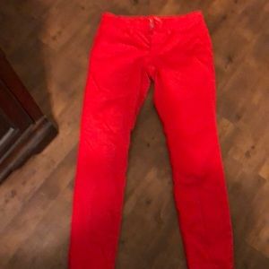 Ann Taylor Loft Red size 6 modern skinny jeans